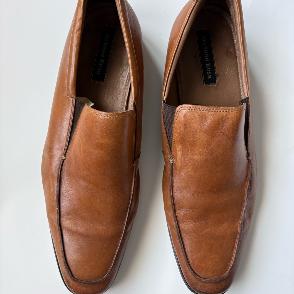 Gordon Rush Men's Brown Leather Loafers